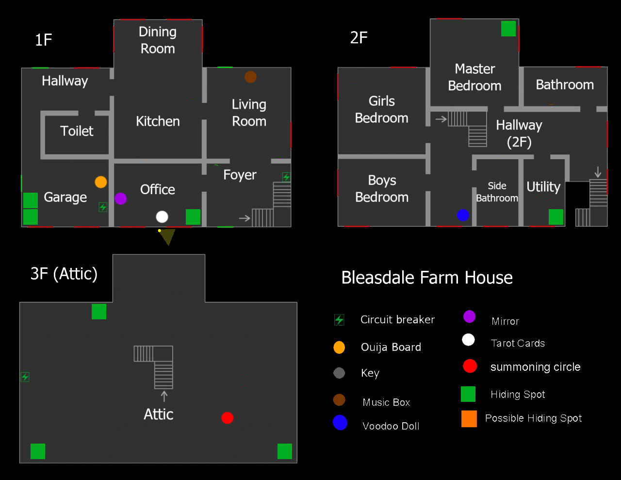 Bleasdale Farmhouse Map