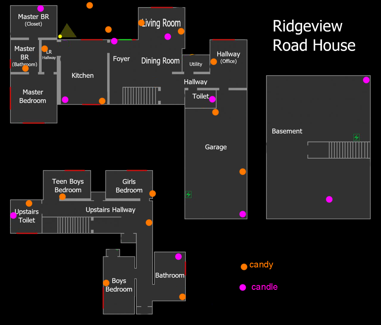 Ridgeview Halloween Map